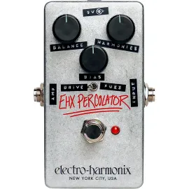 Педаль эффектов для электрогитары Electro-Harmonix Percolator Fuzz/Overdrive серебристая