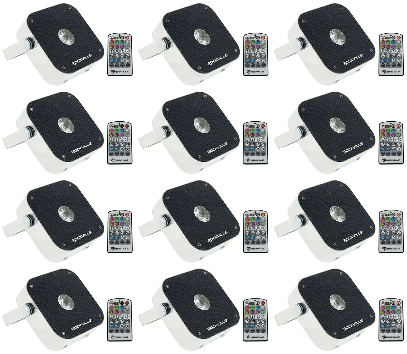 Светодиодный прибор Rockville Mini RF1 V2 (12 штук)