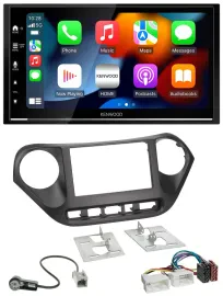 Kenwood DAB USB Bluetooth 2DIN MP3 Autoradio für Hyundai i10 (ab 2013)