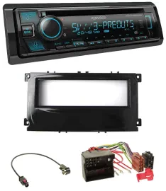 Kenwood Bluetooth USB CD MP3 DAB Autoradio für Ford Mondeo S-Max 07-14 glänzend