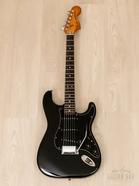 Электрогитара Fender Stratocaster SSS Black w/case USA 1979