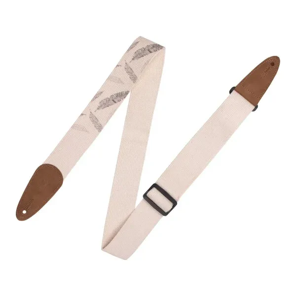 LEVY'S Nature Cotton Gtr Strap - Feather - 2" Wide