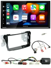 Kenwood DAB USB Bluetooth 2DIN Lenkrad Autoradio für Hyundai i40 11-19 USB AUX K