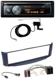 Pioneer Bluetooth DAB MP3 USB CD Autoradio für Smart ForTwo 450 blau ohne Metall