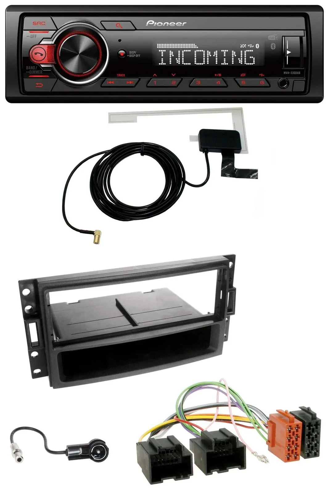 Автомагнитола Pioneer USB MP3 DAB Bluetooth для Chevrolet Corvette/Uplander (2005–2013)