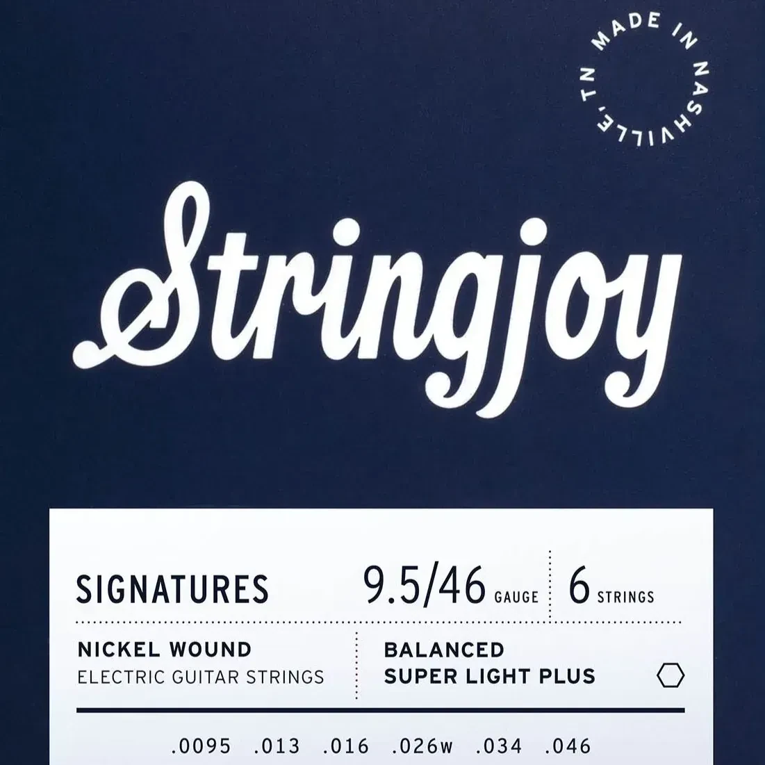 Струны для электрогитары Stringjoy Signatures Balanced Nickel Wound Super Light Plus 9.5-46