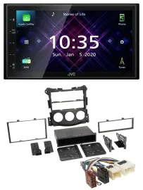 JVC DAB 2DIN MP3 Bluetooth USB Autoradio für Nissan 370Z Coupe Roadster ab 10