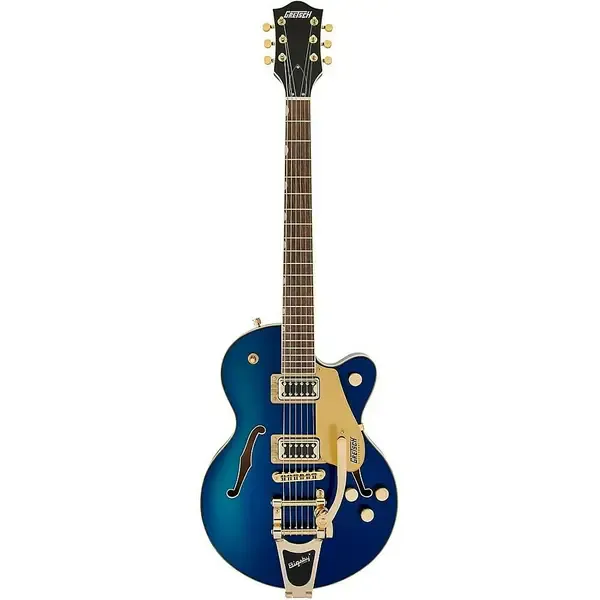 Электрогитара полуакустическая Gretsch G5655TG Electromatic Center Block Jr. Bigsby Azure Metallic