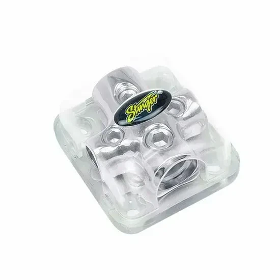 Дистрибьютор питания для авто Stinger SPD515 0–4 AWG, 4-way, 3 выхода ground