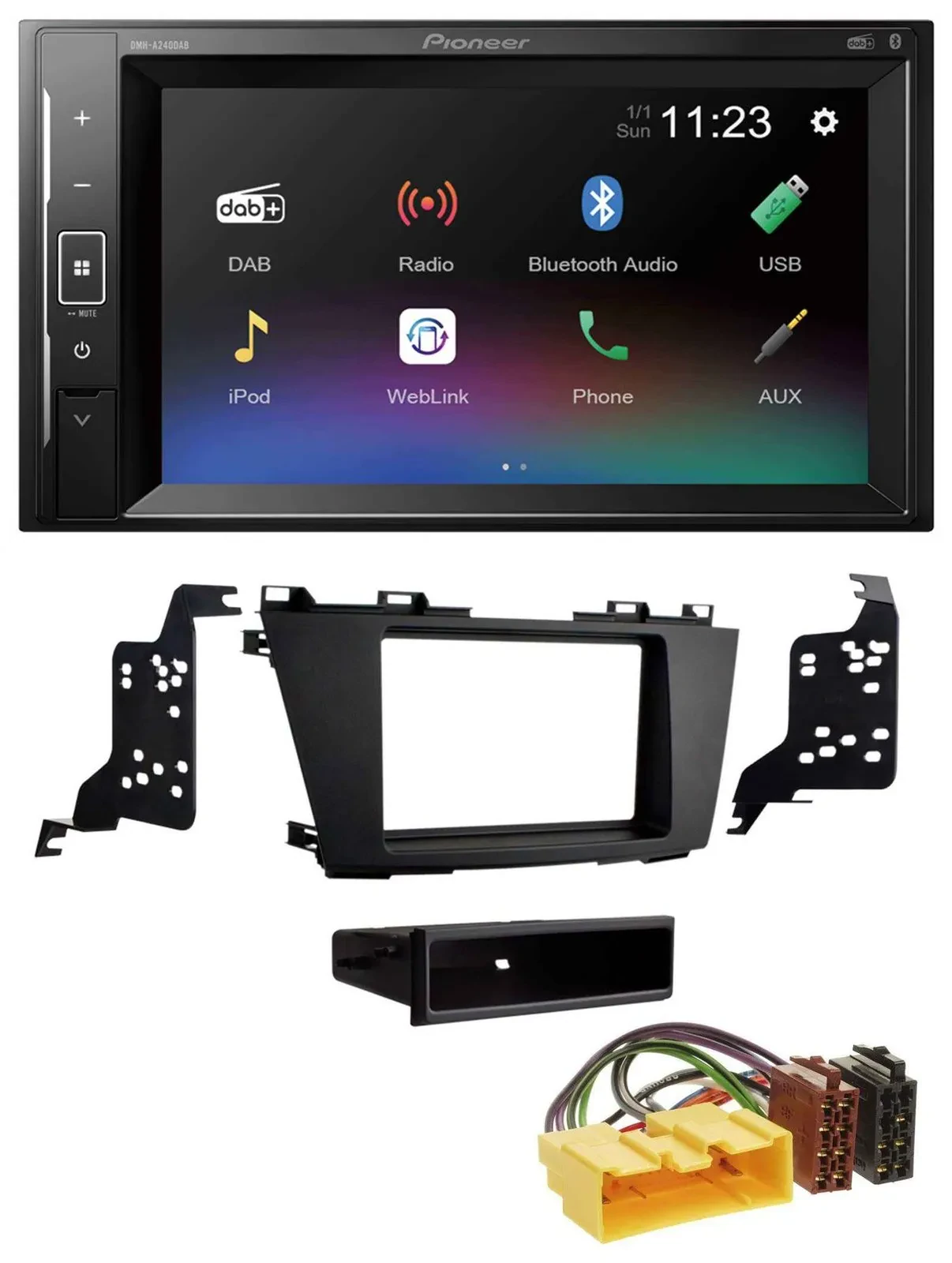 Автомагнитола для Mazda 5 (CR, с 2010) Pioneer 2DIN DAB Bluetooth USB MP3