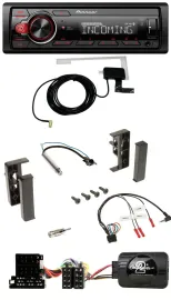 Pioneer USB Lenkrad DAB Bluetooth Autoradio für Audi A2 A3 A4 A6 1999-2000