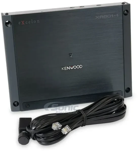 Kenwood eXcelon XR601-1 XR Series 400W 2-ohm Class-D Monoblock Car Amplifier