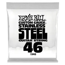 Струна для электрогитары Ernie Ball P01946 Stainless Steel, сталь, калибр 46