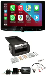 Kenwood Lenkrad USB DAB Bluetooth Autoradio für FIAT Fiorino ab 2008