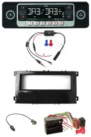 Dietz MP3 DAB Bluetooth USB Autoradio für Ford C-Max Galaxy Focus ab 2007 glänze
