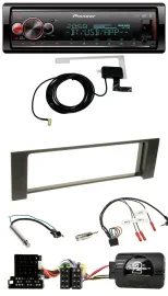 Pioneer Bluetooth DAB USB Lenkrad Autoradio für Audi A4 2000-2004 ISO