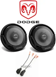 Kenwood 6.5" Front Factory Car Speaker Replacement Kit For 1995-00 Dodge Stratus