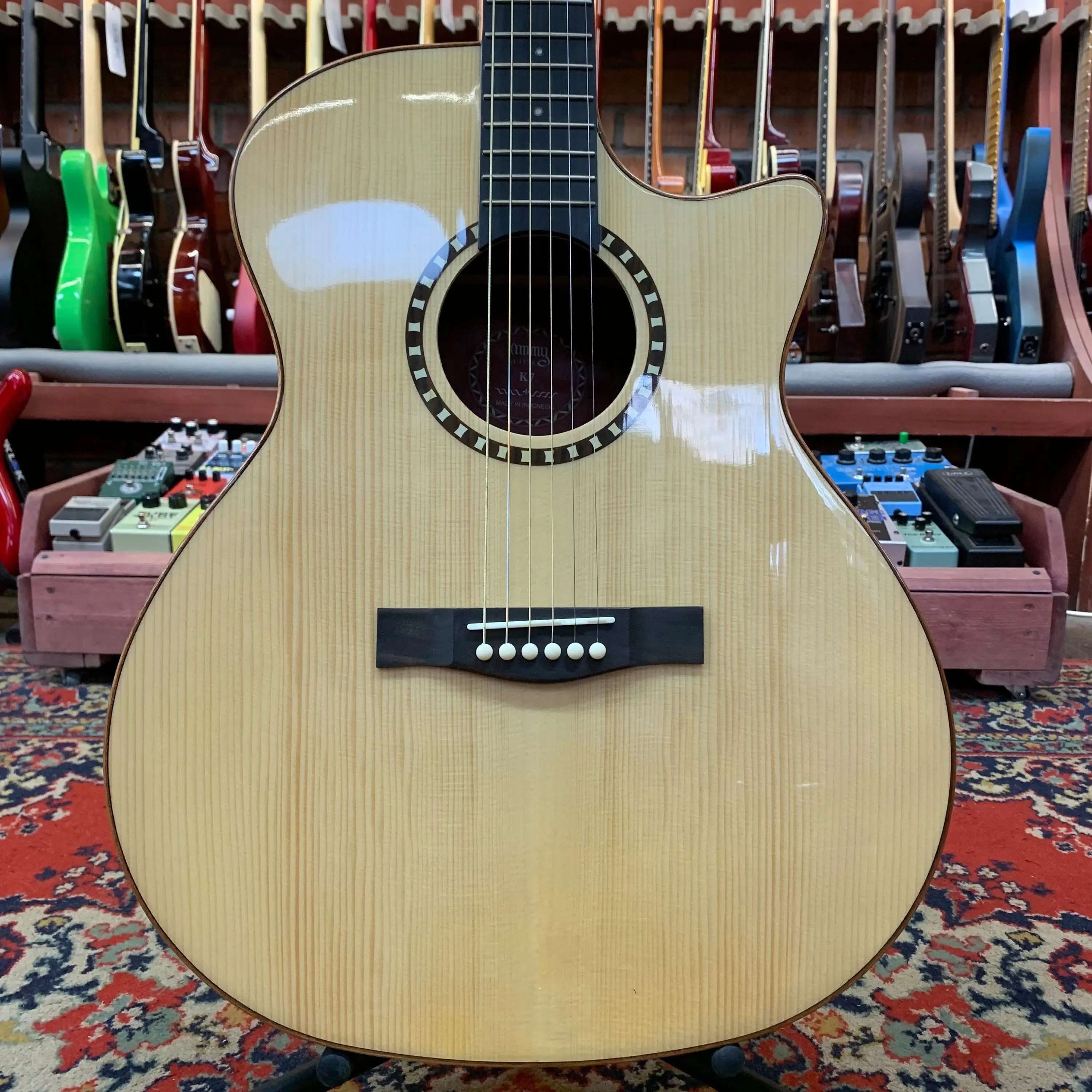 Акустическая гитара Kimmy K7 Grand Auditorium Natural Gloss