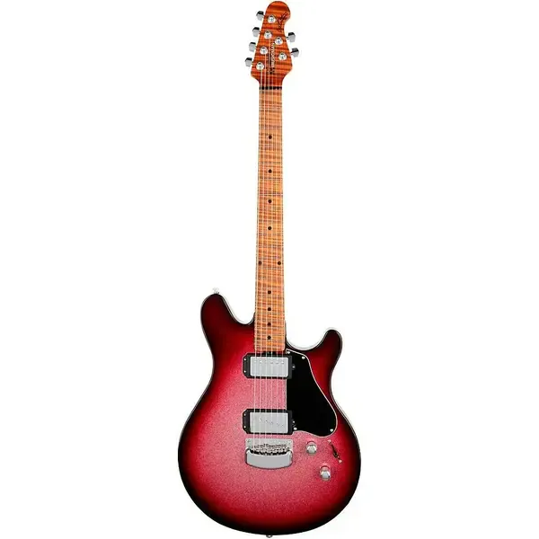 Электрогитара Music Man Valentine Maroon Sparkle Burst