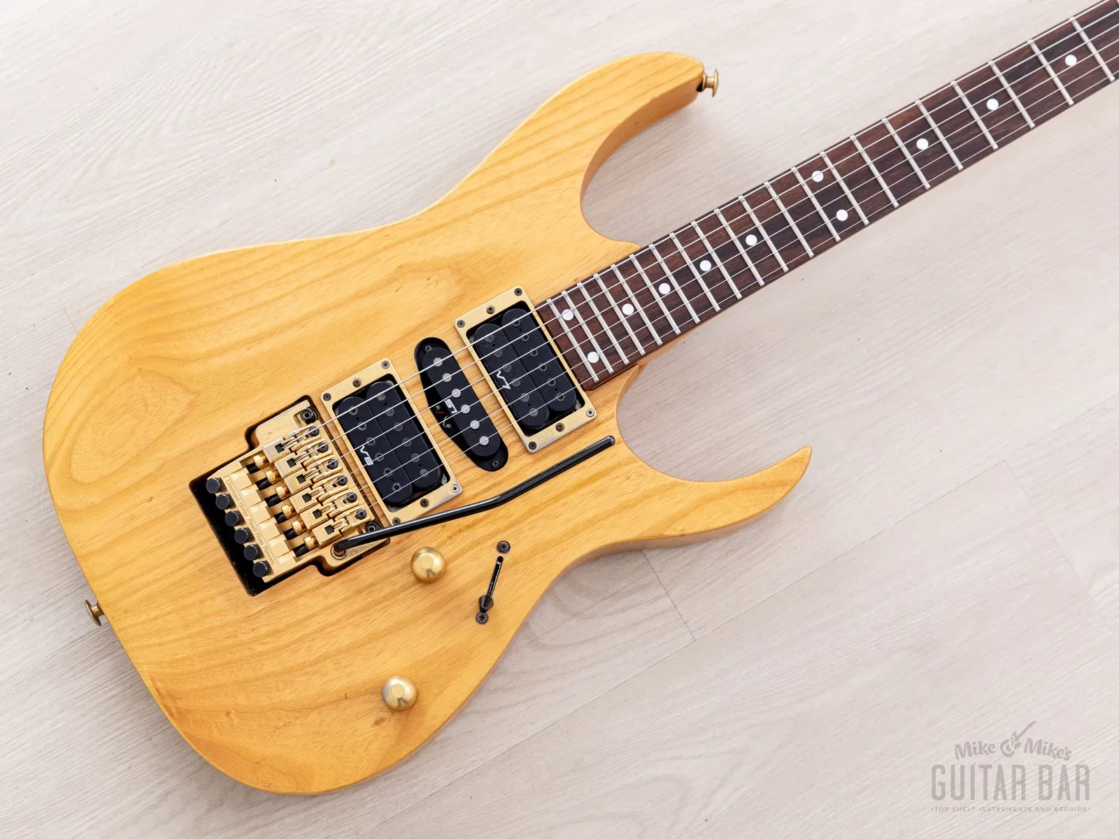 1994 Ibanez RG670 HSH Natural Matte, Near-Mint w/ Lo-Pro Edge