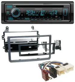 Автомагнитола для Nissan 350Z (с 2006) Kenwood MP3 Bluetooth DAB USB CD