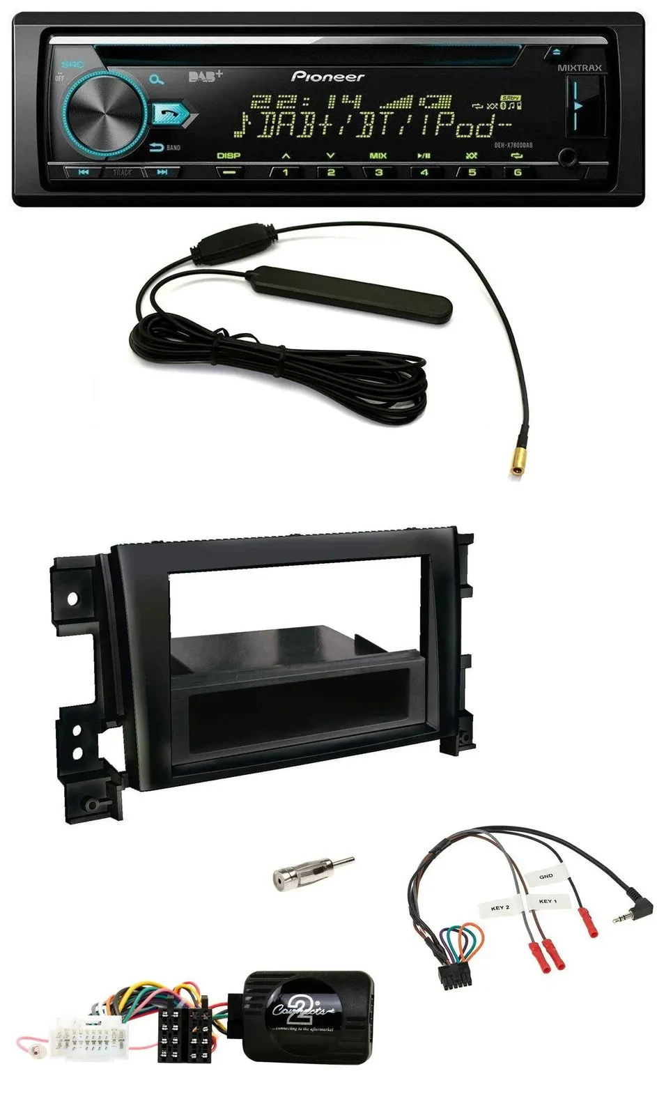 Автомагнитола Pioneer CD/MP3, DAB, USB для Suzuki Grand Vitara 2005–2011