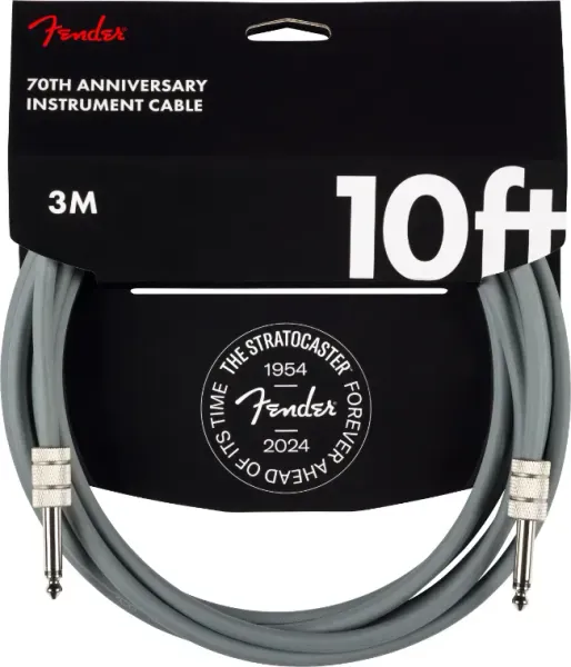 Инструментальный кабель Fender 099-0823-070 70th Anniversary Gray 3 м