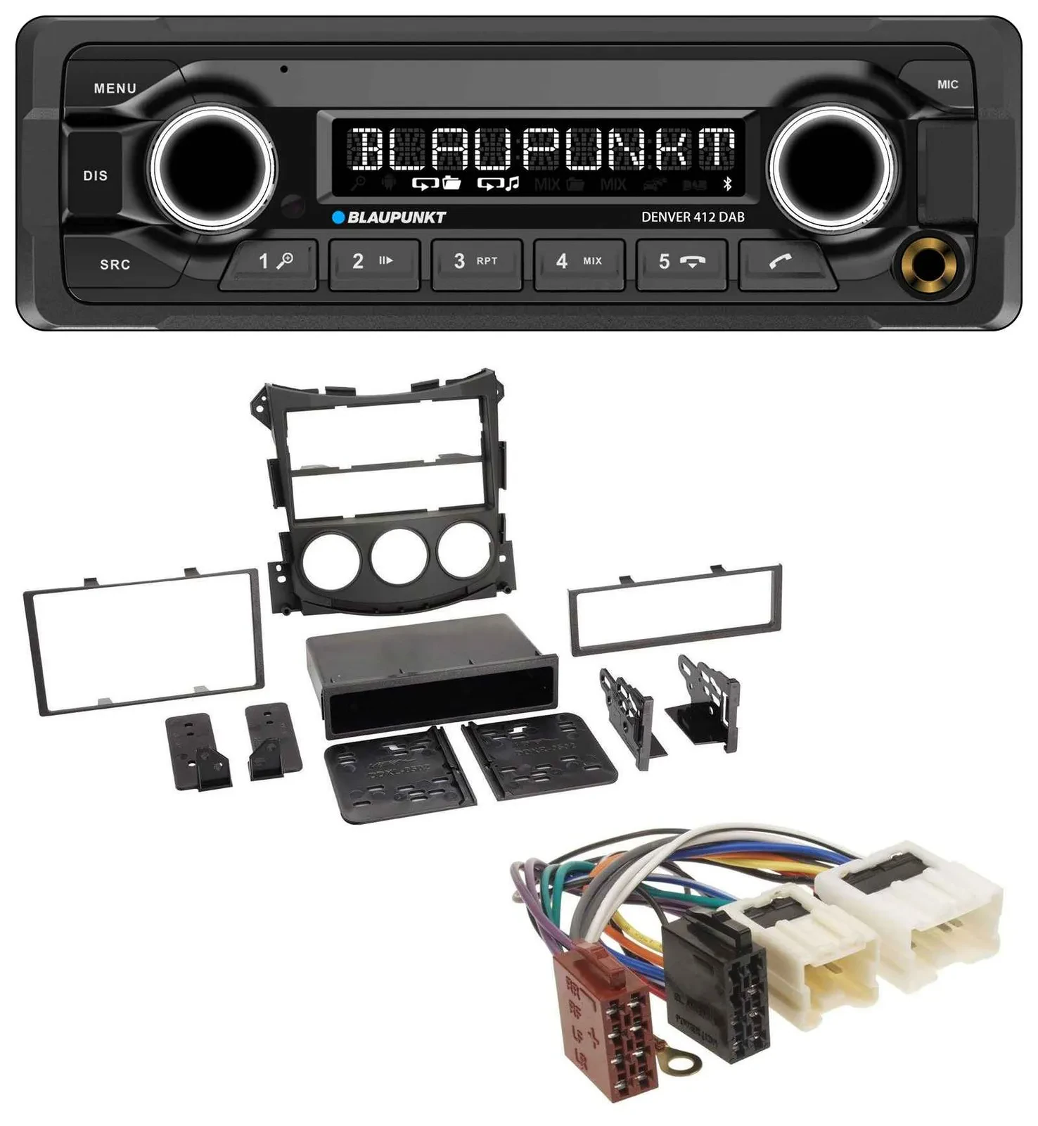 Blaupunkt Bluetooth DAB MP3 USB Autoradio für Nissan 370Z (ab 2009)