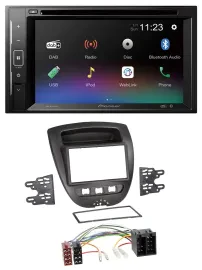 Pioneer Bluetooth MP3 USB 2DIN DAB DVD Autoradio für Citroen C1 Toyota Aygo Peug