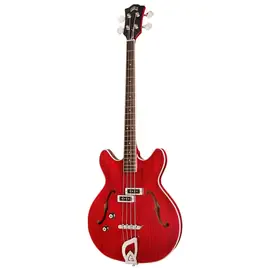 Бас-гитара полуакустическая Guild Starfire I Left-Handed Cherry Red