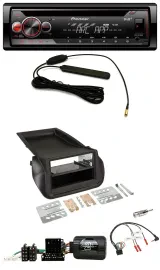 Pioneer CD USB Lenkrad DAB MP3 Autoradio für FIAT Fiorino ab 2008