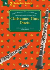 Ноты для кларнета HAGE Christmas Time Duets для 2 кларнетов