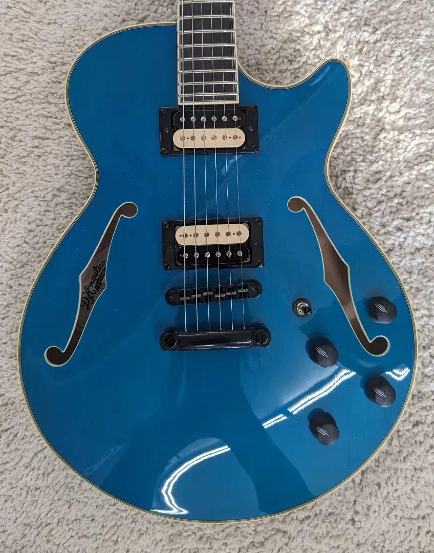 D'Angelico Fabrizio Sotti Limited Semi Hollow Body Electric Guitar w/Case