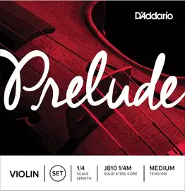 Струны для скрипки D'Addario Prelude J810 1/4M