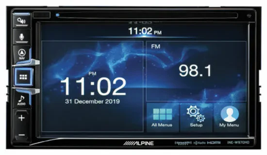 Alpine INE-W970HD 6.5" Double DIN Navigation CD/DVD Car In-dash Receiver
