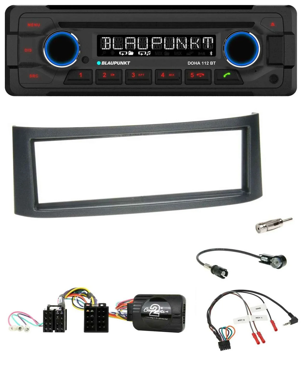 Автомагнитола для Smart ForFour W454 Blaupunkt CD/MP3, Bluetooth, USB