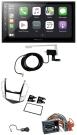 Pioneer USB MP3 2DIN Bluetooth DAB Autoradio für Chevrolet Cruze 2011-2016