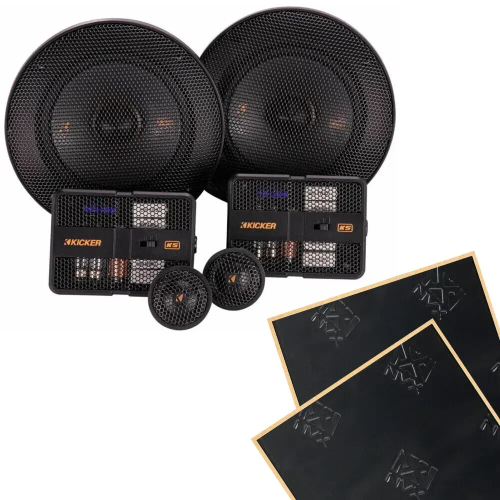 Пассивная акустическая система Kicker 51KSS504 KS Series 5.25" с шумоизоляцией (набор)