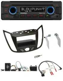 Автомагнитола Blaupunkt CD/MP3 Bluetooth USB для Ford C‑Max/Kuga коричневая