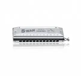 Губная гармошка хроматическая Swan SW1248 C-major