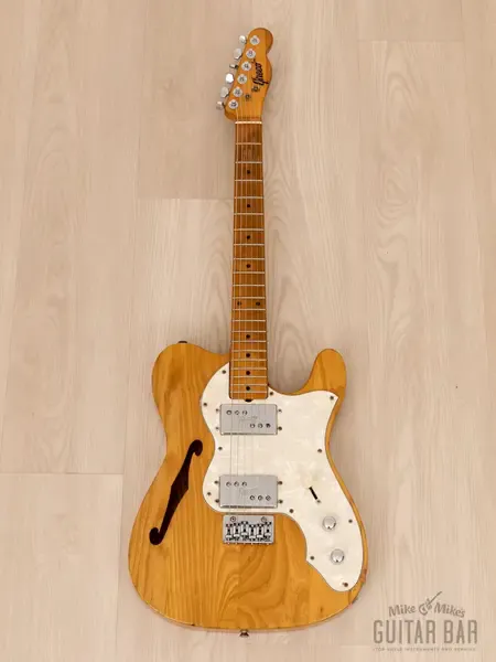 Полуакустическая электрогитара Greco Spacey Sounds TE-500 Thinline T-Style Semi-Hollow Japan 1974