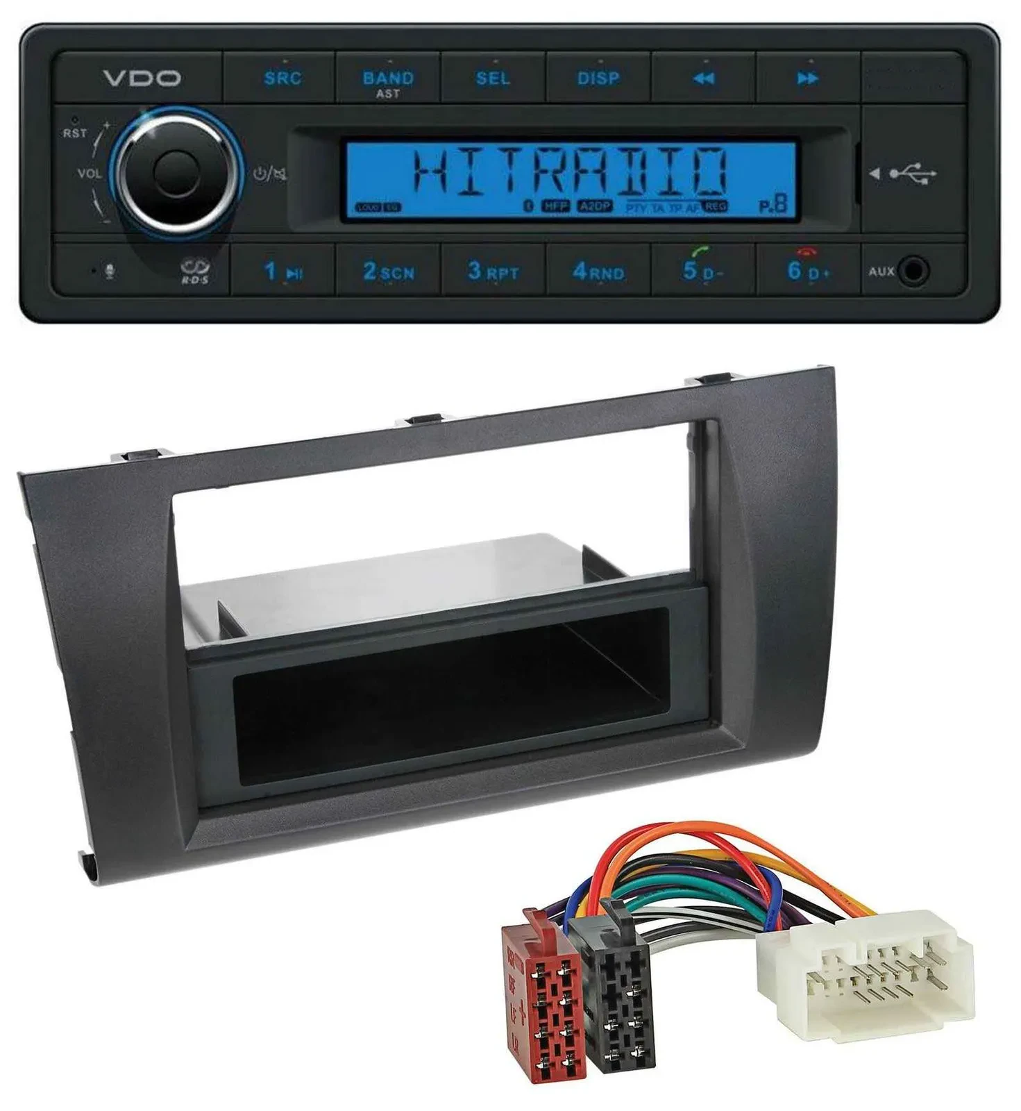 VDO AUX Bluetooth USB MP3 Autoradio für Suzuki Swift (2006-2010)