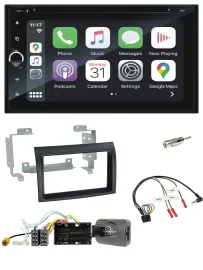 Blaupunkt DAB Lenkrad TMC Bluetooth USB 2DIN Navigation für Citroen Jumper ab 14
