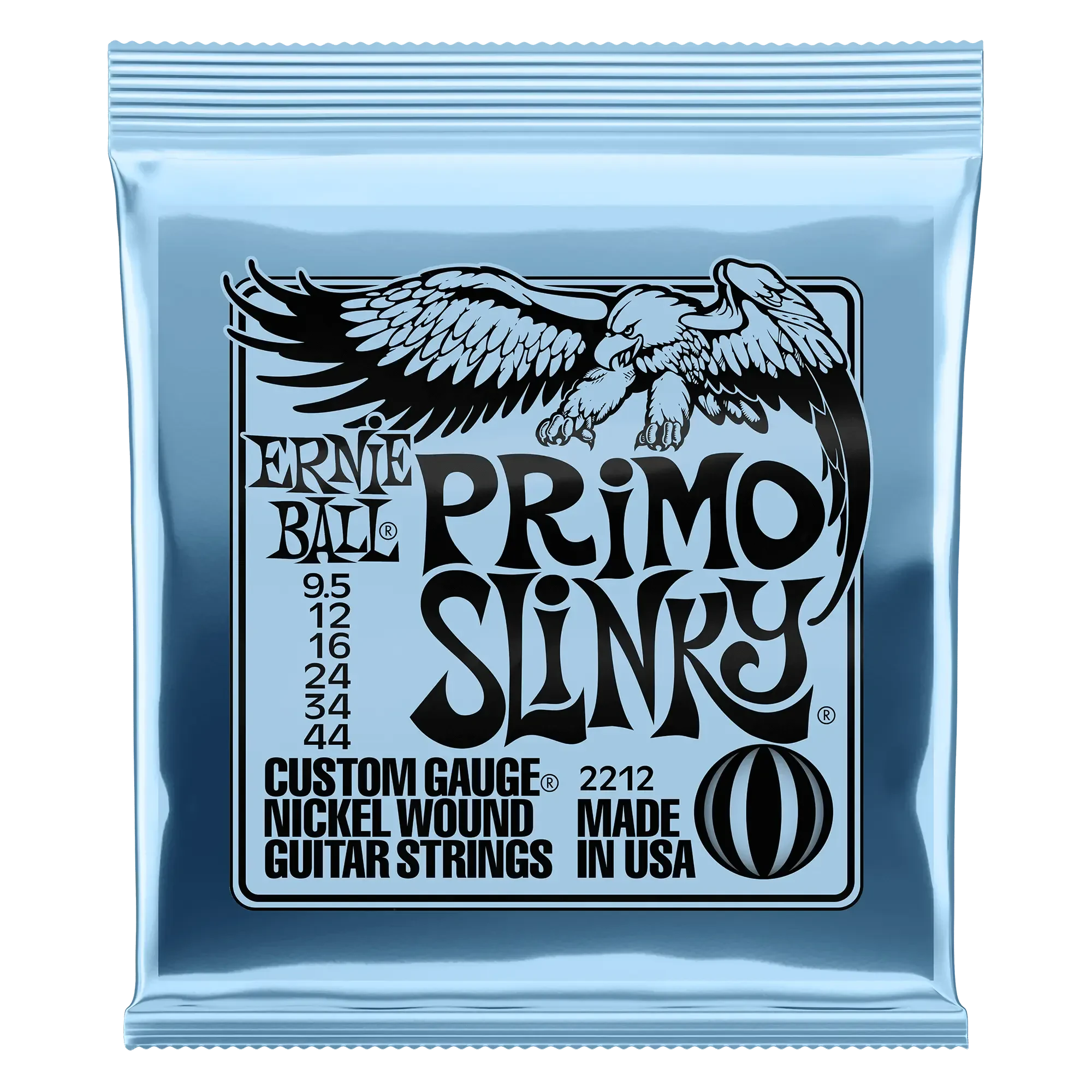 Струны для электрогитары Ernie Ball 2212 Nickel Wound Primo 9.5-44