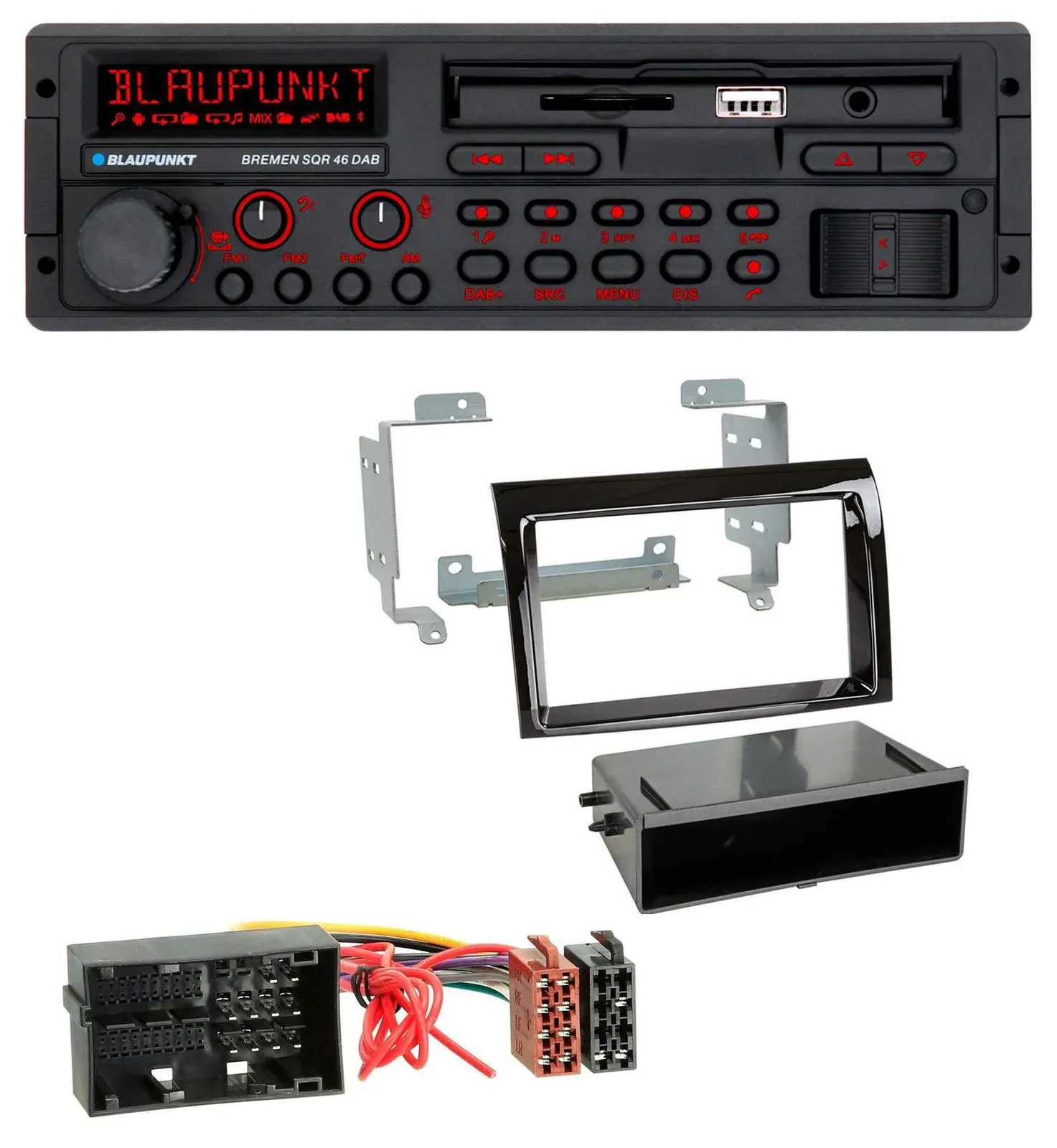 Blaupunkt SD MP3 USB Bluetooth DAB Autoradio für Citroen Jumper Fiat Ducato 14-2