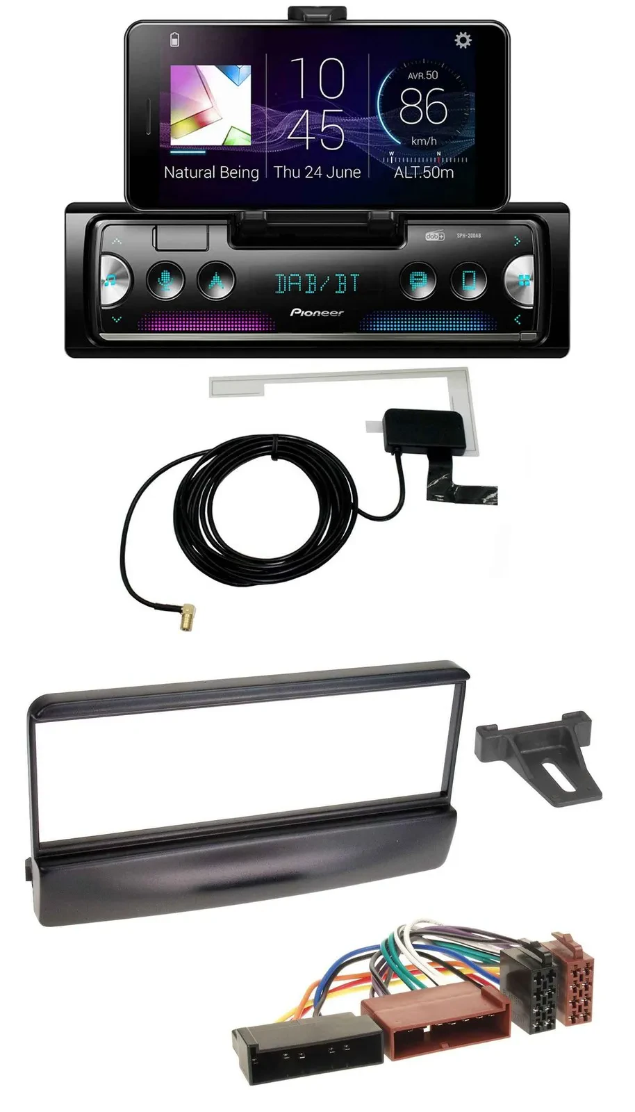 Pioneer DAB Bluetooth MP3 USB Autoradio für Ford Mondeo 96-02 Puma ab 97 Transit
