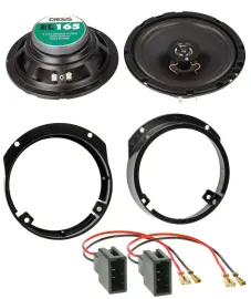 ACV 16,5cm 100Watt 2-Wege Lautsprecher für Citroen C3 Picasso ab 09 Hecktür Auto