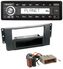 Continental USB 1DIN AUX DAB MP3 Autoradio für Landrover Freelander (2006)