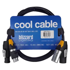 DMX-кабель Blizzard DMXPCT-3 3FT Combo Black 1 м