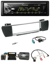 Pioneer Bluetooth USB DAB Lenkrad Autoradio für BMW X3 E83 2004-2010 mittig